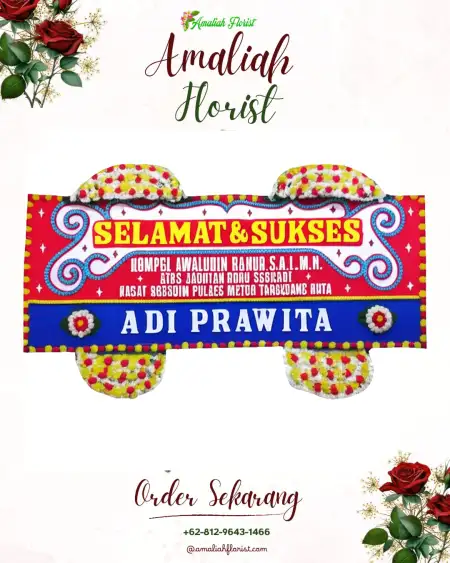 Papan Bunga Ucapan Selamat Gondangdia